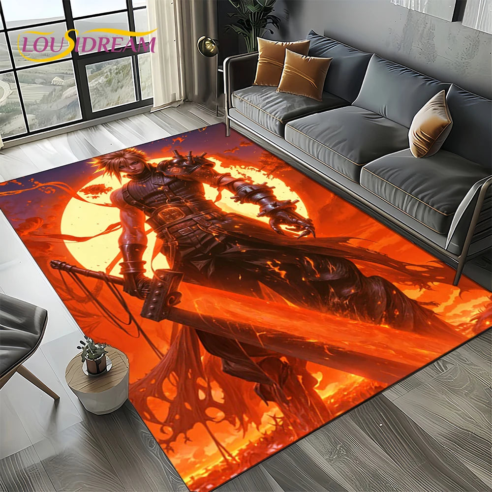 27 Style New Sephiroth Final Fantasy Games Cloud Tifa Aerith Carpet
