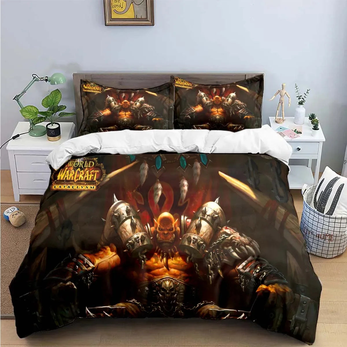 Hot Fashion 3D Game W-Warcraft Print Bedding Sets Bed Supplies