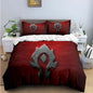Hot Fashion 3D Game W-Warcraft Print Bedding Sets Bed Supplies