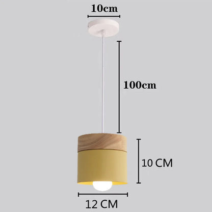 Industrial macaroon Pendant Light Loft Suspension Luminaire Restaurant Kitchen Hanging Light