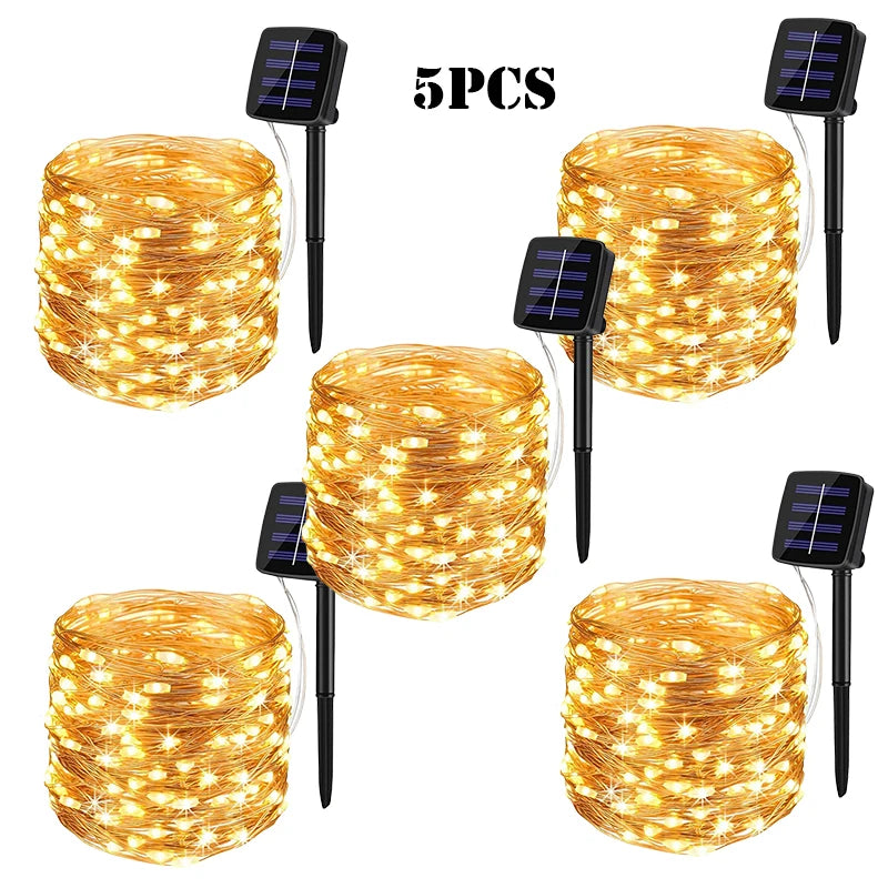 LED Solar Light Outdoor Garden Fairy String Light Led Twinkle