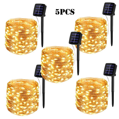 LED Solar Light Outdoor Garden Fairy String Light Led Twinkle