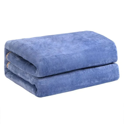 220V Coral Fleece Throw Heated Electric Sheet Heating Blanket Mattress