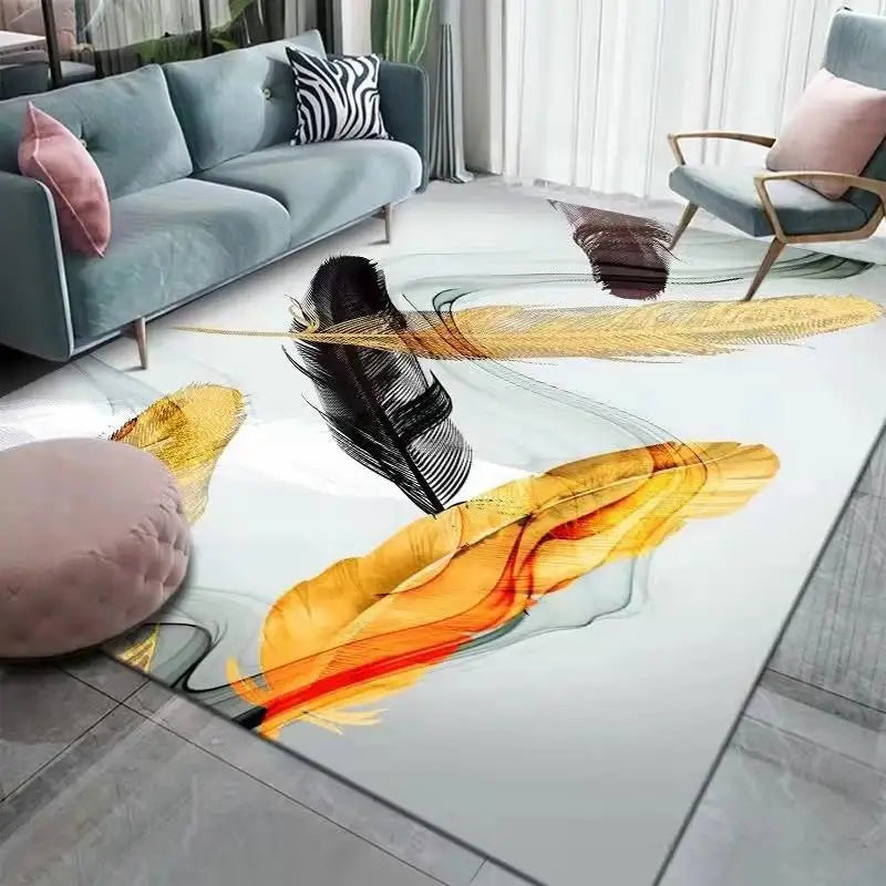 Nordic Minimalist Style Carpets for Living Room Teenager Room