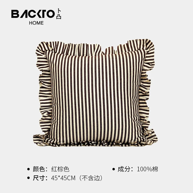 Candy Series 100% Cotton Pillowcase Nordic Style Sofa Living Room