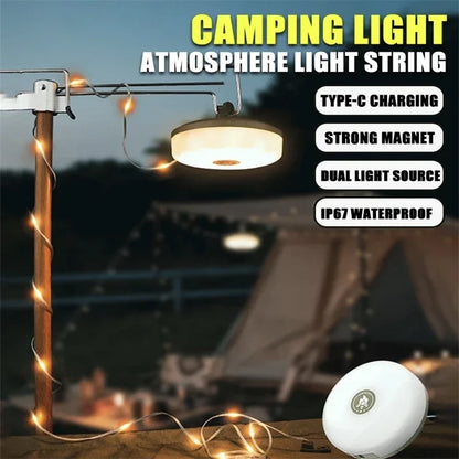 Solar Lights Outdoor Camping Light LED Flashlight with Hook ﻿