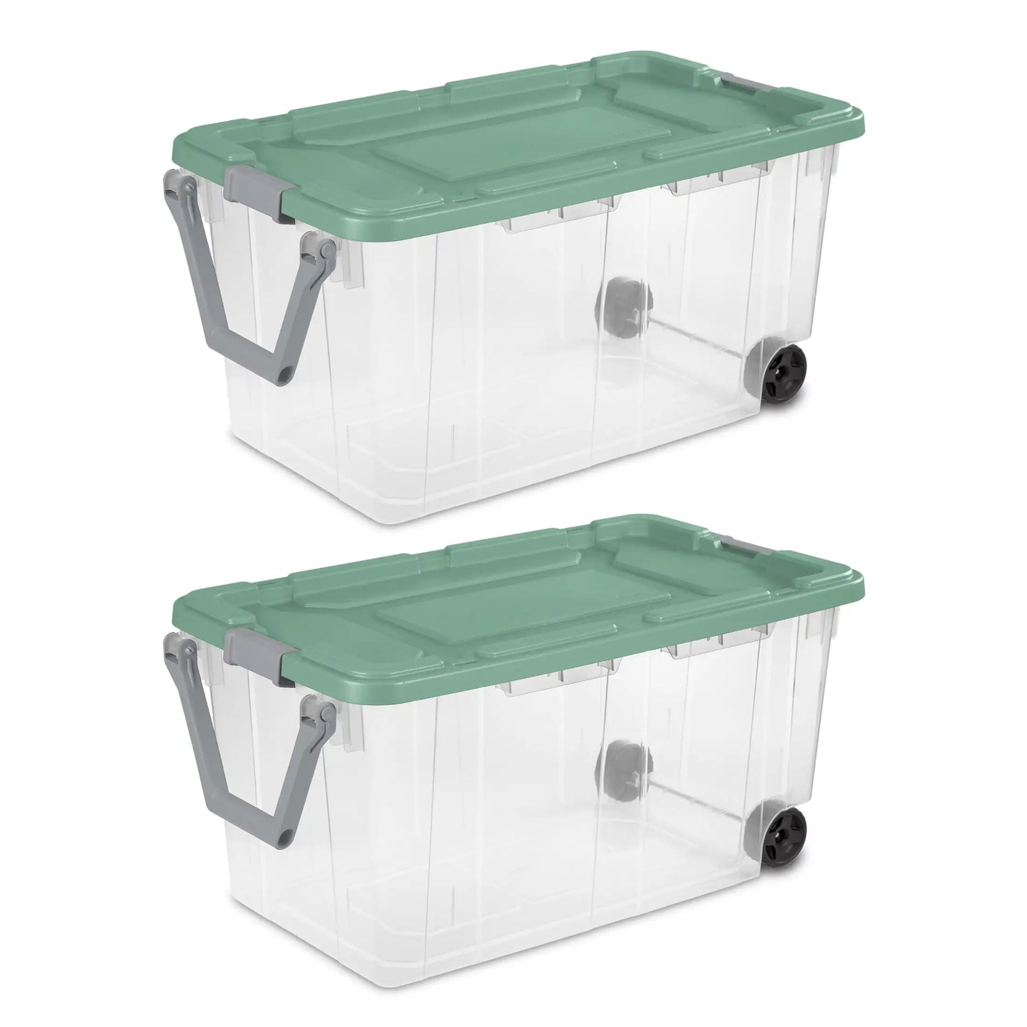 Sterlite Extra Large Storage Bin, 40 Gallon Wheeled Plastic Storage