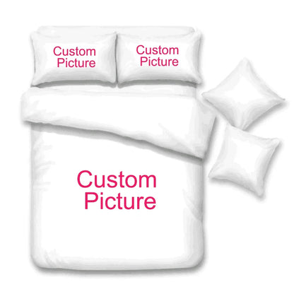 New Custom Bedding Set Customized 3D Printed Duvet Cover Sets with Pillowcase