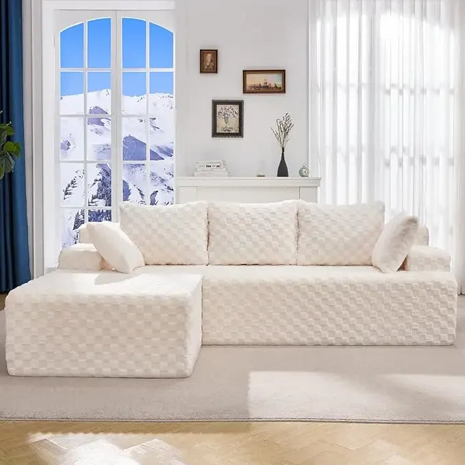 Cloud Modular Sectional Sofa Couch L-Shape Memory Foam