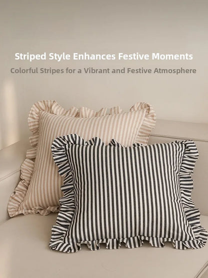 Candy Series 100% Cotton Pillowcase Nordic Style Sofa Living Room