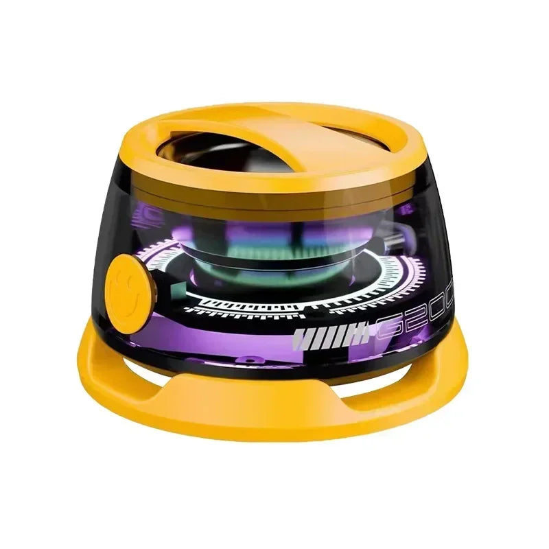 G200 Portable Bluetooth Speaker: Bluetooth 5.3 + RGB Ambient Light, long battery life and Magnetic Phone Stand Function
