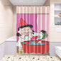 Snoopy Anime Shower Curtain, Bathroom Accessories