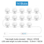 Makeup Mirror LED Light Bulbs Vanity Lights USB 12V Bathroom Dressing Table Lighting Dimmable LED Vanity Light For Mirror Light