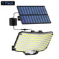 Solar Lights Outdoor 3 Modes Motion Sensor Flood Lights W/ Remote