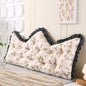 Princess Style Fabric Bedroom Cushion Skin Friendly Crystal Velvet