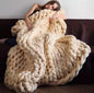 Handmade Chunky Knit Blanket Large