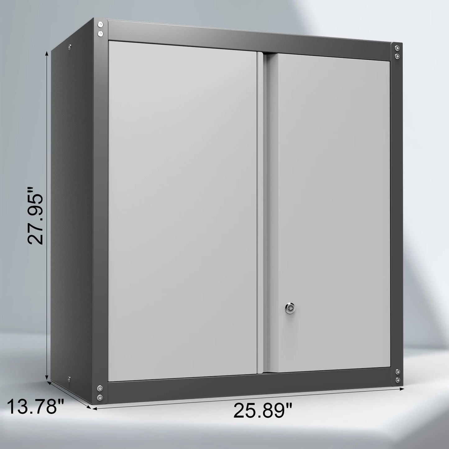 Metal Garage Storage Cabinet Wall Mounted Organizer