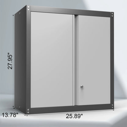 Metal Garage Storage Cabinet Wall Mounted Organizer