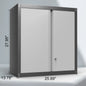 Metal Garage Storage Cabinet Wall Mounted Organizer