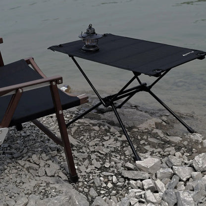 Camping Foldable Table Aluminum Alloy Picnic Collapsible Table Tear Resistance Lightweight Camp Table Outdoor Travel Supplies
