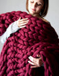 Handmade Chunky Knit Blanket Large