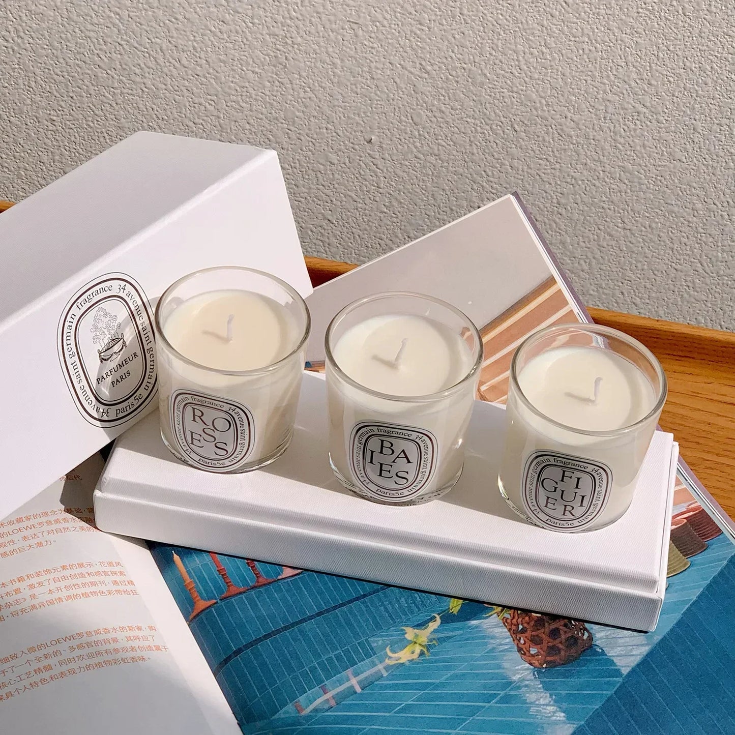 Aromatherapy Candle Natural Plant Scented Candles French Fragrance