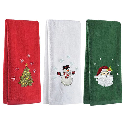 New Year Towel Classic, Christmas Hand Towels Set