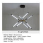 LED Tube Chandelier Living Room Bedroom Dining Room Kitchen Modern Home Decoration Hanging Light Indoor Lighting