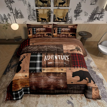 Cabin Bedding Sets Queen Size, Queen Size, Rustic Farmhouse Bedding