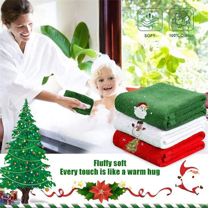 New Year Towel Classic, Christmas Hand Towels Set