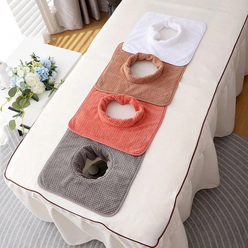 35*35CM Beauty SPA Massage Table Planking Face Towel