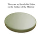 Premium Memory Foam Round Cushion PU Leather