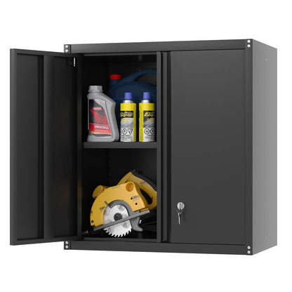 Metal Garage Storage Cabinet Wall Mounted Organizer