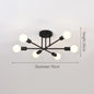 6-pack White Ceiling LED Ceiling Light, Modern Living Room