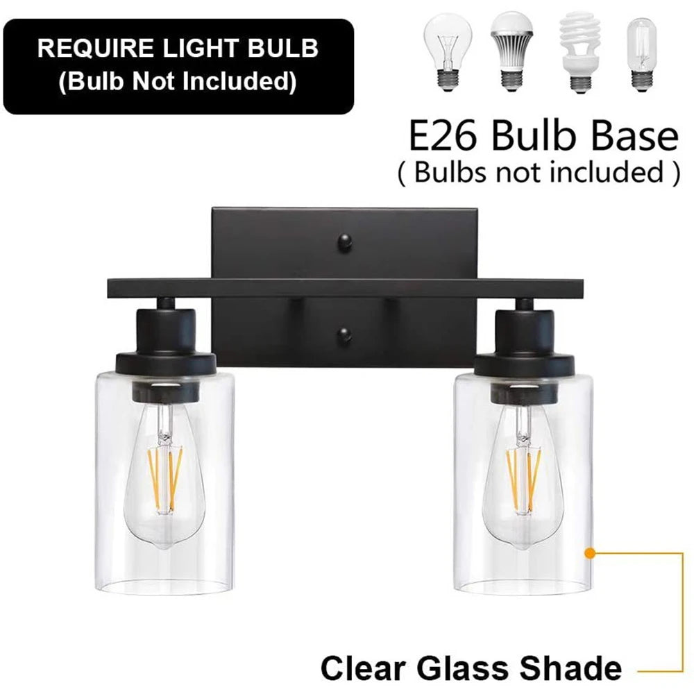 Indoor Mirror Bathroom Wall Lights Ins Modern Glass Wall Lamp