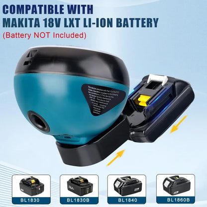 Portable Wireless Speaker for Makita/DeWalt/Milwaukee/Bosch 18V-20V Battery Supports Bluetooth 5.3 High-Definition Sound Quality
