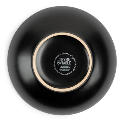 Stoneware Bowl Microwave Dishwasher Safe Durable Ceramic