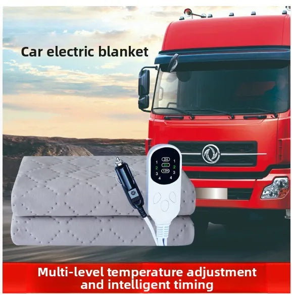 Car electric blanket 12 volts 16 volts 24 volts single double RV large truck electric mattress car heating pad