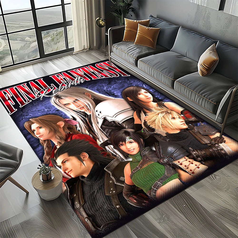 2025 New Style Final Fantasy Games Cloud Tifa Aerith Carpet