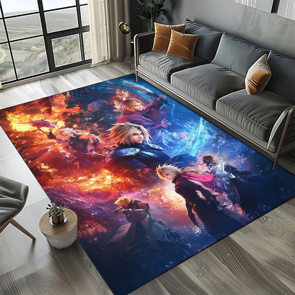 2025 New Style Final Fantasy Games Cloud Tifa Aerith Carpet
