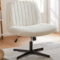 JHK Cross Legged Office Living Room Rocking Gaming Chair Adjustable Swivel