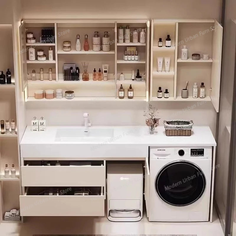 Toilet Makeup Bathroom Cabinet White Drawers Dressers Accessories