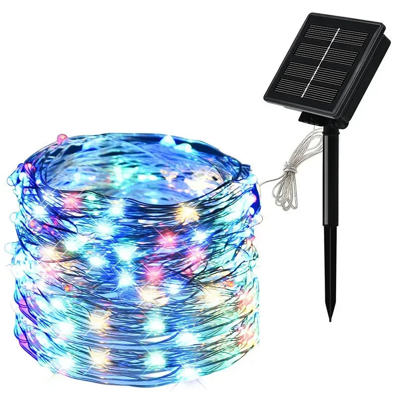 Solar Led Fairy Light Outdoor Festoon Led Waterproof Garland String Lights