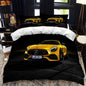 Luxury New 3D Print Sports Car Supercar Bedding Set