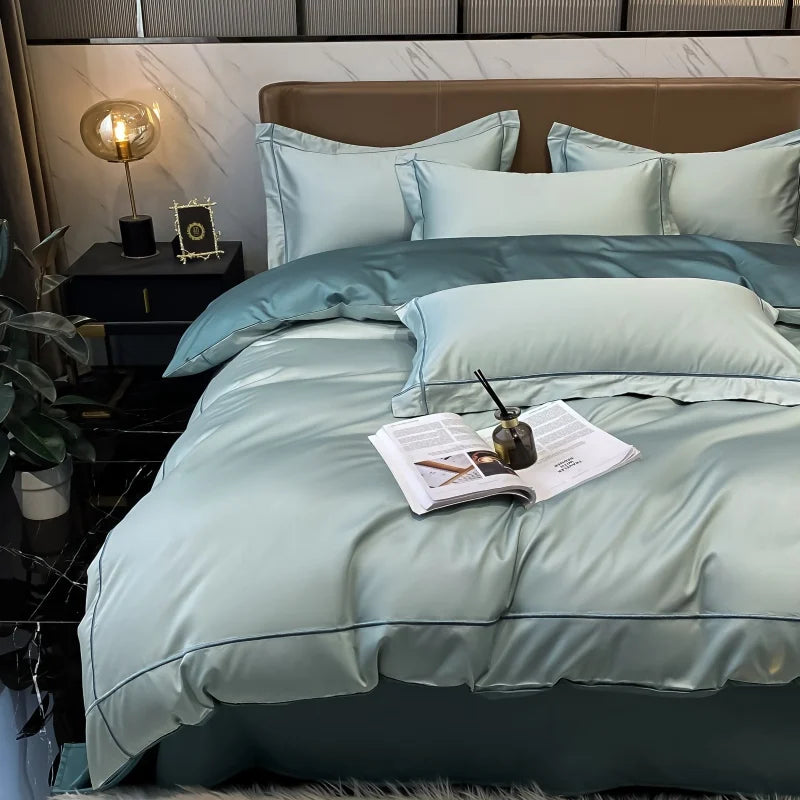 Embroidery Hotel Quality Bedding Set Luxury 800TC Egyptian Cotton