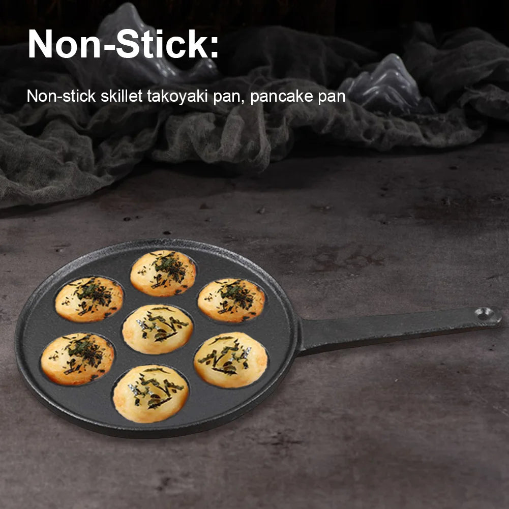 7 Holes Octopus Ball Maker Non-Stick Baking Pan