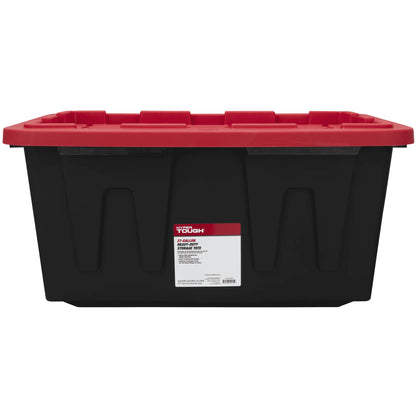(Pack of 4) Hyper Tough 27 Gallon Large Storage Bin with Snap Lid