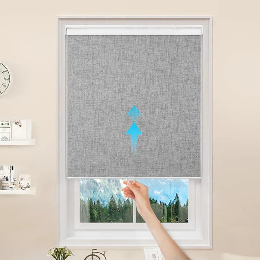 100 Blackout Roller Window Shades Window Blinds Cordless W /Thermal Insulated