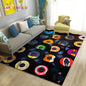 3D Classical Music Vintage Vinyl Record Area Rug, Carpet Rug for Living Room