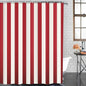 Striped Shower Curtain, Colorful White Modern Fashion